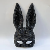 Masque Lapin Pailleté 7 Coloris : masque de lapin pailleté à longues oreilles, photo 5