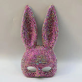 Masque Lapin Pailleté 7 Coloris : masque de lapin pailleté à longues oreilles, photo 8
