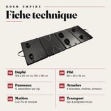 Matelas de Bondage Pliable Belleville : fiche technique