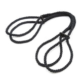 Menottes de Corde Shibari Réglables : menottes de corde torsadée à deux boucles pivotantes, photo 1