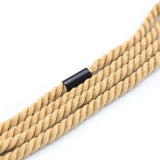 Menottes de Corde Shibari Réglables : menottes de corde torsadée à deux boucles pivotantes, photo 5