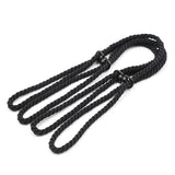 Menottes de Corde Shibari Réglables : menottes de corde torsadée à deux boucles pivotantes, photo 6