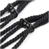 Menottes de Corde Shibari Réglables : menottes de corde torsadée à deux boucles pivotantes, photo 7