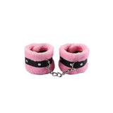 Menottes Peluche et Masque Chat : menottes en peluche rose, photo 6