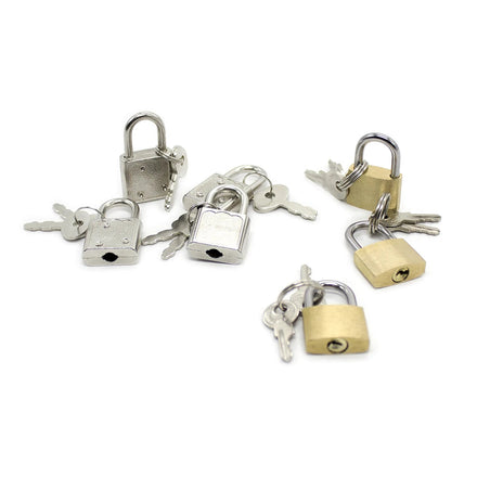 Mini Cadenas BDSM : mini cadenas en métal avec ses clés, photo 1