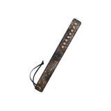 Paddle Écailles de Dragon BDSM : noir doré, 33 cm, photo 12
