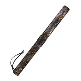 Paddle Écailles de Dragon BDSM : noir doré, 46,8 cm, photo 7