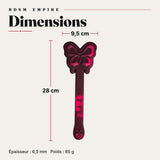 Paddle Papillon Thermosensible : fiche dimensions détaillées, photo 2