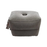Pouf Gonflable pour Gode et Wand : pouf gonflable gris avec ouverture centrale pour jouet, photo 1