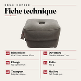 Pouf Gonflable pour Gode et Wand : fiche technique