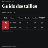 Robe Gothique Noire à Col Claudine : guide des tailles