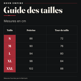 Robe Gothique Vinyle Dentelle et Croix : guide des tailles