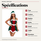 Robe Lutin Noël Rouge et Vert : spécifications