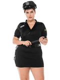 Robe Policière Grande Taille Noire : robe noire de policière avec chapeau, photo 4