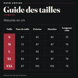 Robe Policière Noire Zippée et Gants : guide des tailles