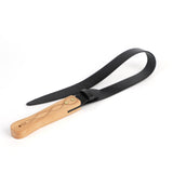 Strap BDSM Manche Bois Gravé 74 cm : strap à manche en bois gravé, photo 1
