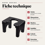 Tabouret de Facesitting : fiche technique