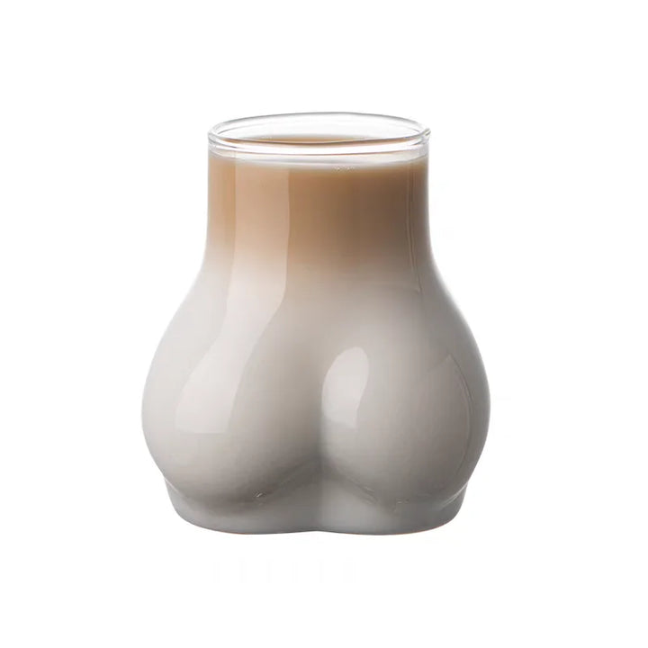 Verre Fesses 450 ml : verre transparent en forme de fesses, photo 1