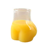 Verre Fesses 450 ml : verre transparent en forme de fesses, photo 6