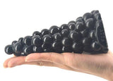 Plug anal raisin texturé noir | BDSM Empire