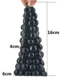 Plug anal raisin texturé vue de face | BDSM Empire
