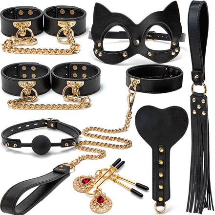 Kit BDSM <br> Or Noir