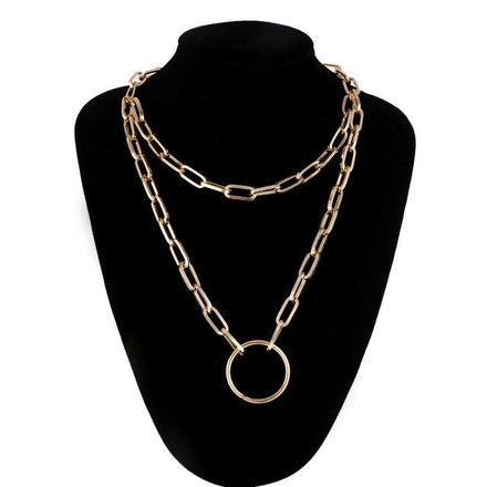 Collier Chaîne <br> Anneau