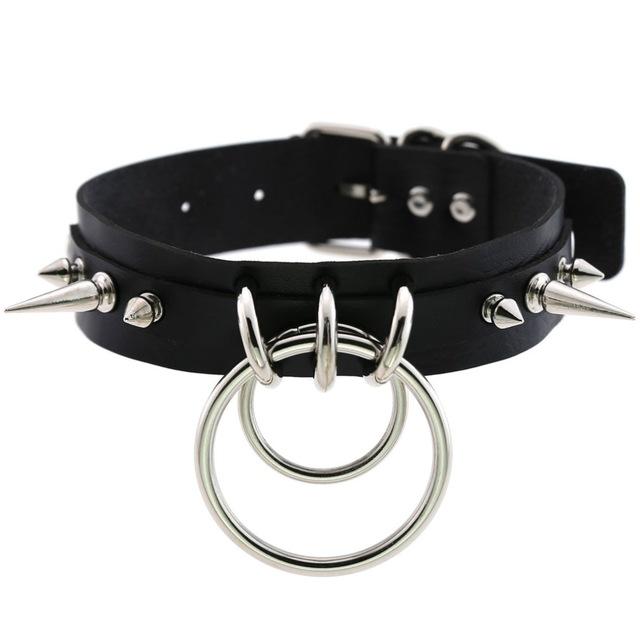 Collier Bdsm <br> Clouté