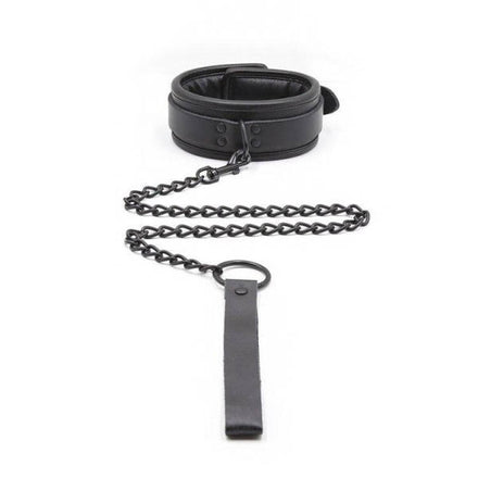 Collier Laisse BDSM <br> Cuir