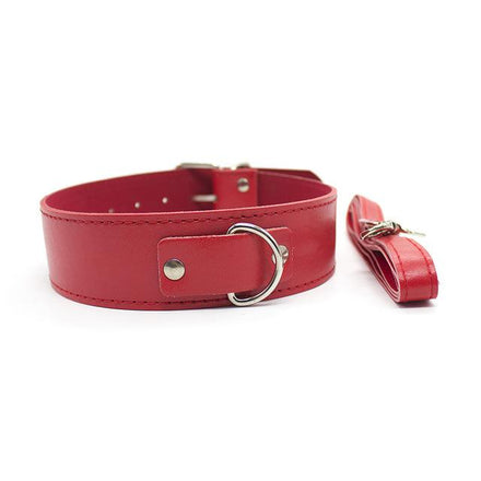 Collier Laisse Rouge <br> Bondage