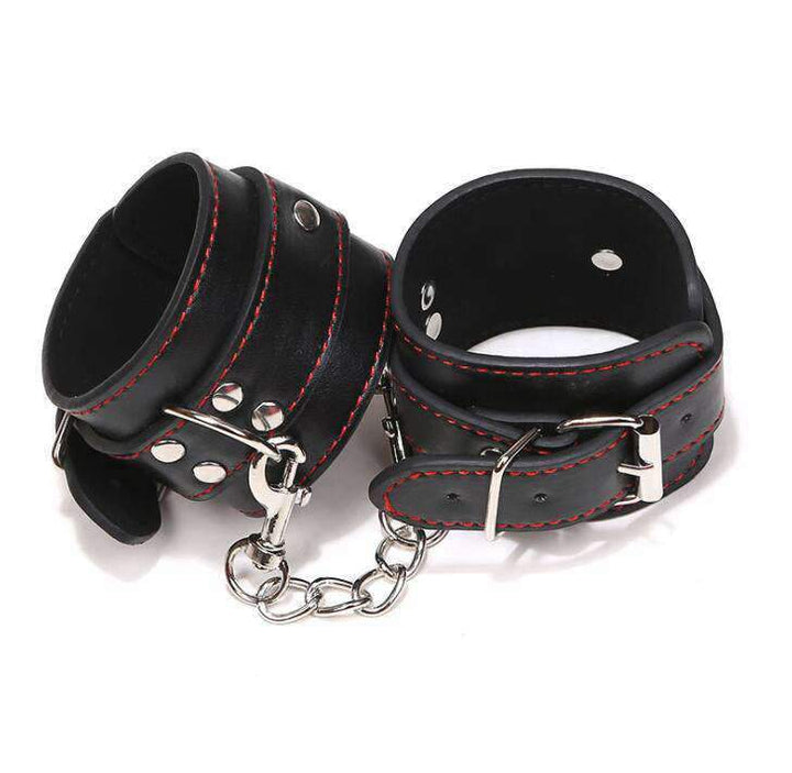 Menotte Bdsm <br> Cuir
