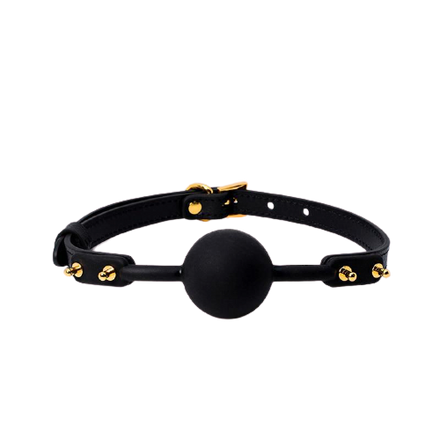 Bâillon Boule <br> Dorée